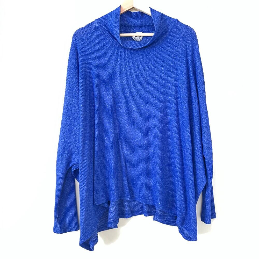 Anthropologie Amadi Cowl Neck Poncho Sweater Long Sleeve Cozy Warm Knit Medium